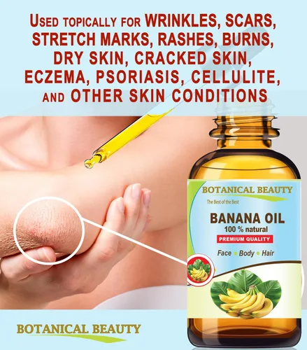 Vista 8 de Botanical Beauty Aceite de plátano 100% natural puro, virgen, sin refinar, aceite portador prensado en frío para cara, piel, cabello, labios, uñas