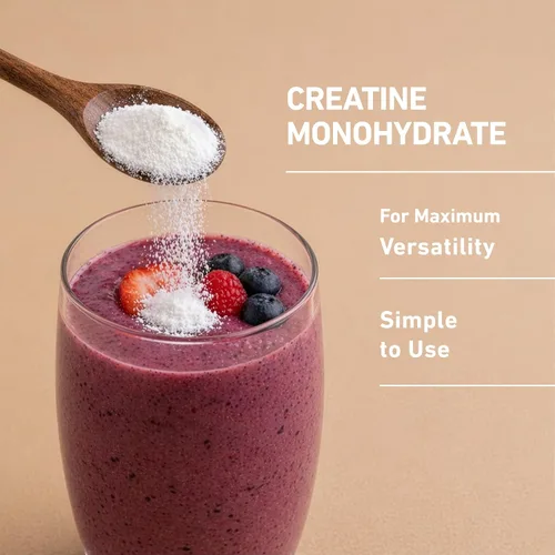 Vista 2 de Isopure 100% Pura Creatina Monohidrato en Polvo, Sin Azúcar, Sin Sabor, 5g de Creatina Monohidrato Por Porción, 1.1 Libras, 100 Porciones