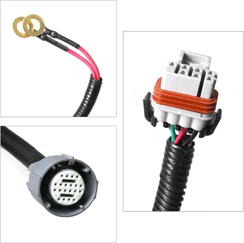 Vista 6 de Arnés de cableado 5.3 LS Arnés de cableado del motor compatible con DBC LS1 4.8 5.3 6.0 Vortec Drive by Cable 4L60E 1999-2006, con guía de cableado