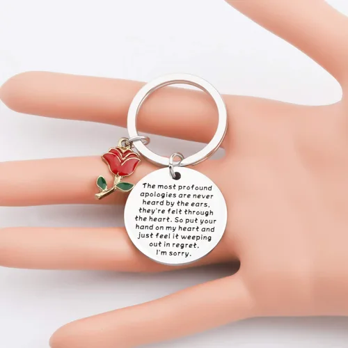 Vista 4 de MYOSPARK Regalo de disculpa, perdóname, joyas de perdón para él y ella (disculpas profundas KC), Disculpas profundas Kc