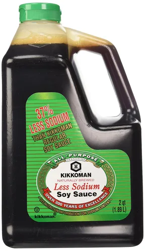 Vista 7 de Kikkoman Salsa de soja Lite, botella de 64 onzas