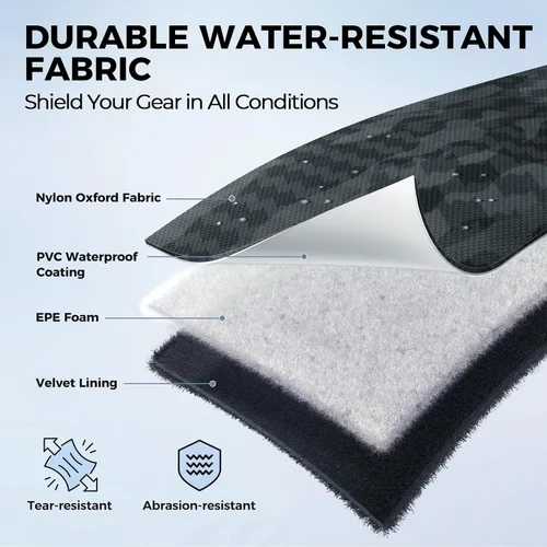 Vista 7 de KastKing BaitSpace Bolsa de gestión de línea, bolsa de almacenamiento de línea de pesca con nailon resistente al agua, ventana transparente, divisor