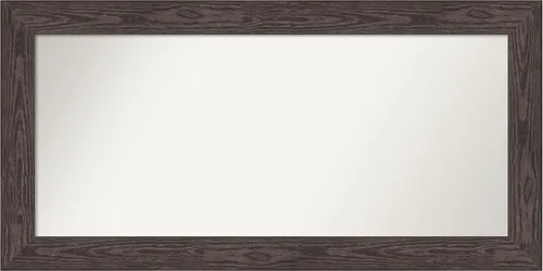Vista 467 de Amanti Art Espejo personalizado, espejo de baño negro puente, espejo de pared o espejo de tocador de baño sobre el fregadero (26 x 26 pulgadas)