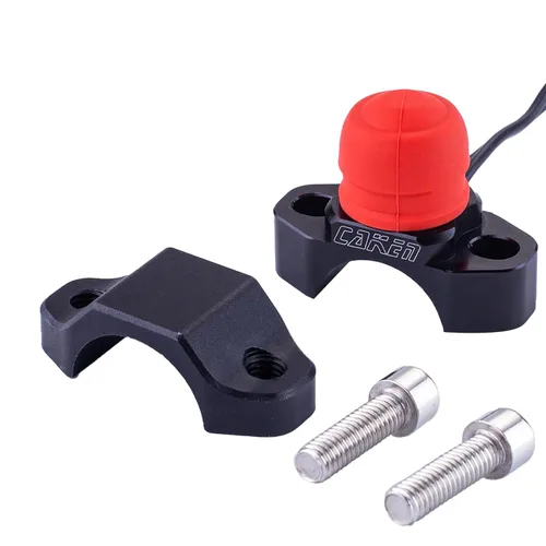 Vista 3 de CNC - Interruptor impermeable para motor de motocicleta ATV con botón de arranque, parada y apagado para motocicleta eléctrica, scooter, bicicleta