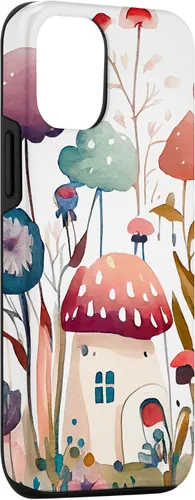 Vista 3 de Funda con patrón de ramo de jardín floral de acuarela para iPhone 14