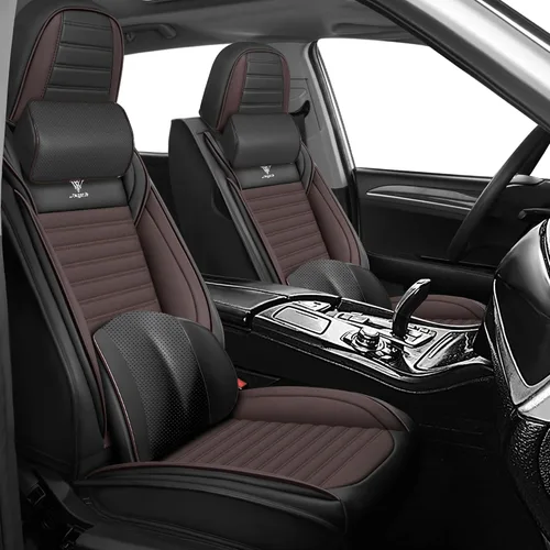 Vista 31 de Fundas de asiento para mini convertible 2009-2025, fundas de asiento de automóvil de cuero de alta calidad, impermeables, antideslizantes