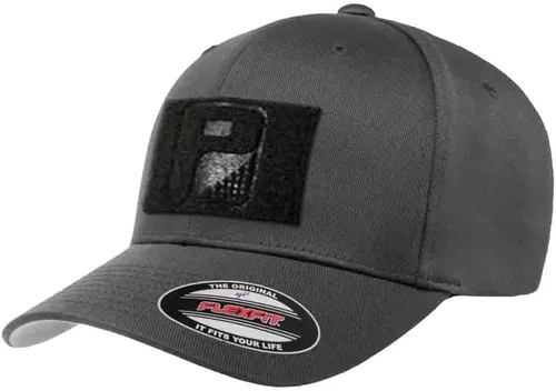 Vista 6 de Pull Patch XL/XXL Curved Bill Premium Flexfit Baseball Tactical Cap Negro