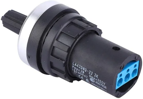 Vista 4 de Potenciómetro de montaje en panel 2K de 0.866 in para control de velocidad VFD Convertidor de frecuencia variable VSD ajustable 200 W Motor Drive