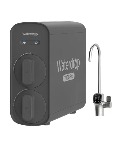 Vista 10 de [Flujo dual] Waterdrop G5P700A-Pro - Filtro de agua de ósmosis inversa mineral alcalino pH + certificación NSF/ANSI 58 y 372, sistema de ósmosis