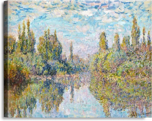 Vista 65 de A&T ARTWORK Antibes Seen from The Salis Gardens de Claude Monet Las Obras de Arte Clásico Mundial Reproducciones, Impresiones de Arte en Lienzo