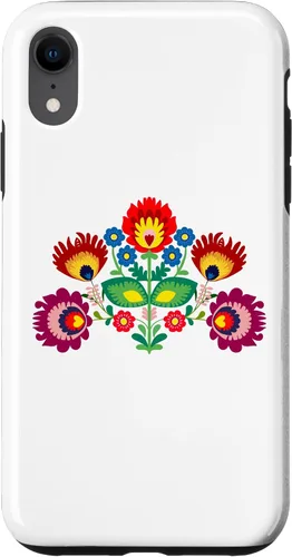 Vista 24 de iPhone 16 Polish Traditional Folk Pattern, Eastern Folklore Case