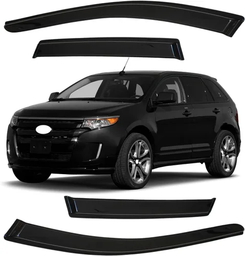 Vista 158 de Viseras para ventanas para Mazda 3 Sedán 4 puertas 2004 2005 2006 2007 2008 2009 estilo JDM Mugen, deflector de viento, protector solar y de lluvia