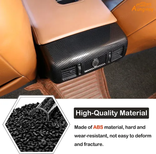 Vista 3 de Aunginsy Reposabrazos trasero de aire acondicionado para salida de ventilación compatible con Toyota Tundra 2007-2021, reposabrazos central trasero