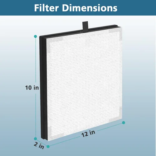 Vista 7 de Filtros de repuesto HY4866 para purificador de aire MORENTO y WESTHEY HY4866, limpiador de aire YIOU M1, filtros HEPA 3-en-1 para purificador