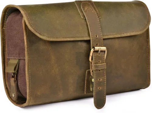 Vista 10 de LEATHER VILLAGE DOPP-3, Negro