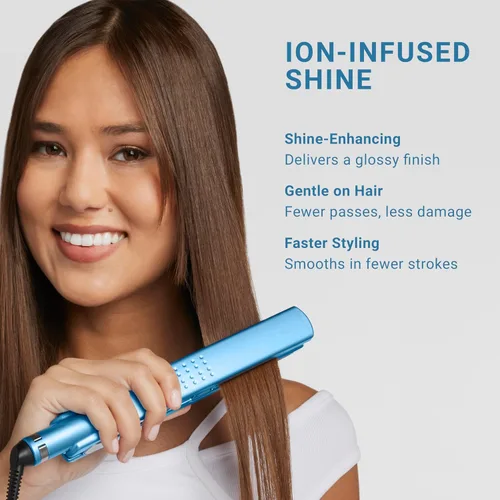 Vista 5 de BaBylissPRO 1 1/4" Digital Ionic Flat Iron, Hair Straightener, Shorter Plates
