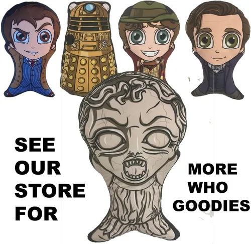Vista 2 de Doctor Who - Manta de forro polar, con licencia oficial, estampado multicolor