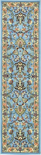Vista 56 de Unique Loom Sialk Hill Collection - Alfombra de área Washington (6' 1" x 9' Rectángulo Burdeos/Crema)