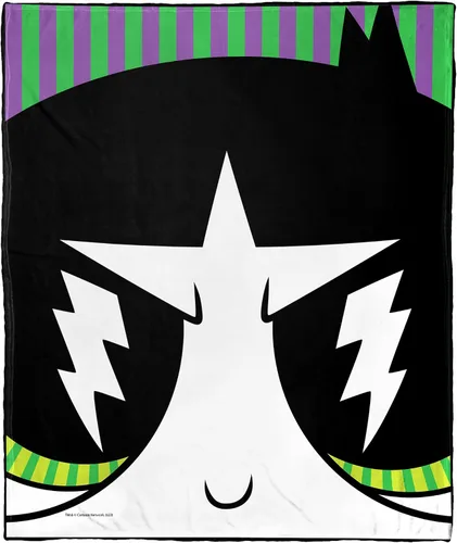 Vista 21 de Northwest Powerpuff - Manta de seda táctil para niñas, 50 x 60 pulgadas, Birthday Bash The Baddie