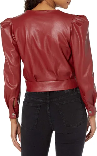 Vista 2 de KENDALL + KYLIE Top de manga abombada para mujer
