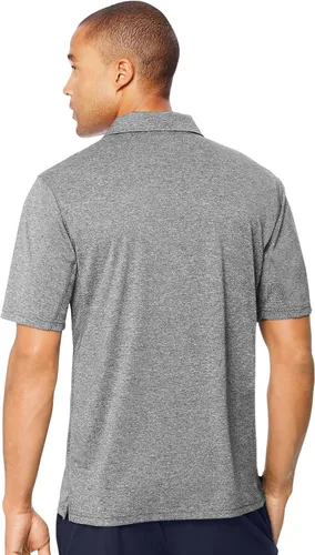 Vista 2 de Hanes Mens Sport Heathered Performance Polo