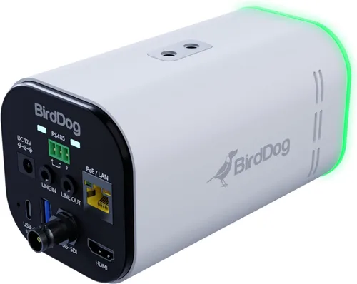 Vista 5 de BirdDog Maki Ultra 4K 20x Zoom Box Cámara, color blanco
