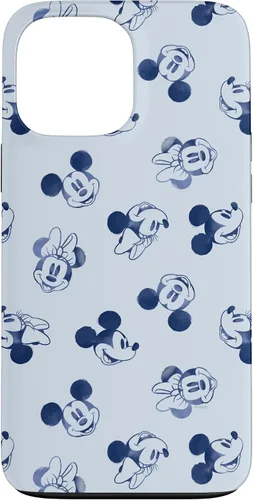 Vista 23 de Funda retro para iPhone 16 Disney Minnie y Mickey Mouse Icon Faces Vintage Art Retro
