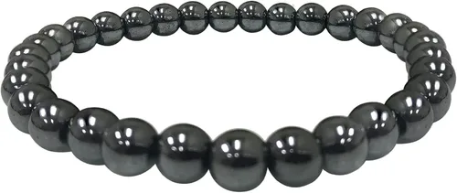 Vista 347 de Gem Avenue Handmade Round Bead Stretch Bracelet Unisex Natural Stone Beaded Jewelry for Men & Women, Elastic Wristband for Daily Wear