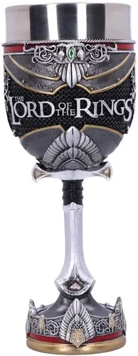Vista 4 de Nemesis Now Aragorn - Copa de Lord of the Rings - Vaso temático pintado a mano, perfecto coleccionable para los fanáticos y entusiastas de LOTR