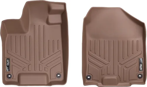 Vista 17 de SMARTLINER Juego de alfombrillas de piso de ajuste personalizado de 3 filas para Honda Pilot 2009-2015