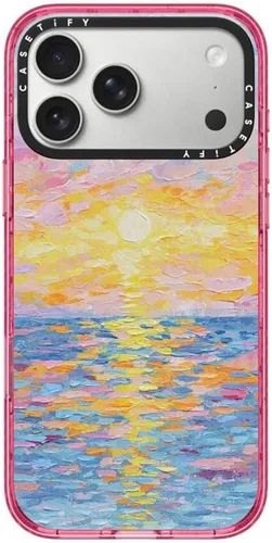 Vista 48 de CASETiFY Impact iPhone Air Case [Delgada/Compatible con Magsafe / 8.2 ft. Protección contra Caídas de Grado Militar 4X] - Lazos - Rosa Arcos