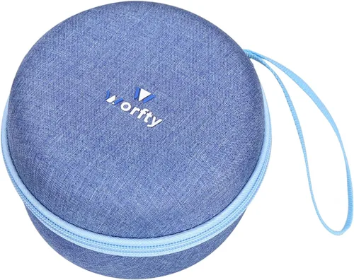 Vista 3 de Funda para Ultimate Ears MINIROLL Altavoz Bluetooth impermeable ultraportátil - Bolsa de almacenamiento protectora de viaje (azul)