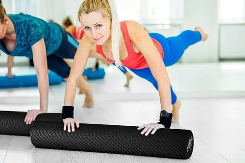Vista 13 de Maximo Fitness Foam Roller - High Density Exercise Roller for Trigger Point Self Massage, Muscle and Back Roller for Fitness, Physical Therapy, Yoga