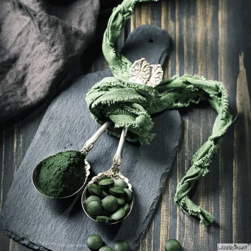 Vista 5 de Tabletas orgánicas de espirulina clorella – 50 porciones – Suplemento de algas superalimento 2 en 1 para apoyo inmunológico natural, desintoxicación