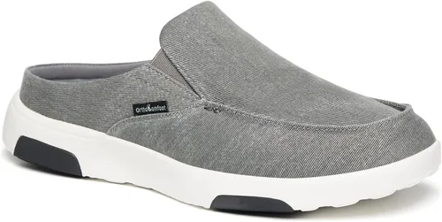 Vista 10 de OrthoComfoot Mocasines ortopédicos sin cordones para hombre zapatos para caminar con soporte del arco: pantuflas casuales para fascitis plantar