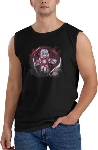 Vista 2 de Kimetsu No Yaiba Logo Tank Tops Man's T Shirt Sleeveless T Shirt