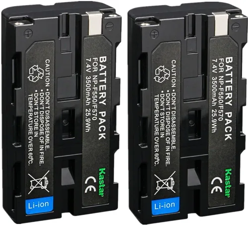 Vista 6 de Kastar Batería NP-F580 7.4V 3500mAh Reemplazo para Sonyx Serie L NP-F530 NP-F550 NP-F570 NP-F750 NP-F770 NP-F930 NP-F950 NP-F960 NP-F970 NP-F980
