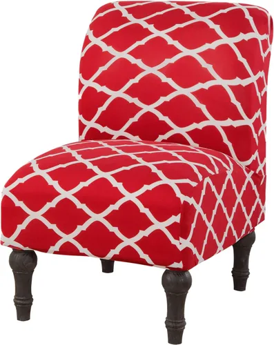 Vista 49 de JIAN YA NA Funda para silla decorativa sin brazos, funda elástica para silla sin brazos, fundas de terciopelo para sillas sin brazos, fundas Beige