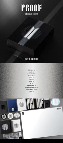Vista 5 de Dreamus BTS BANGTAN BOYS - Juego de tarjetas fotográficas de 6CD+1 póster plegado+juego de tarjetas de fotos extra, negro, 7.402 x 9.843 x 2.323 in