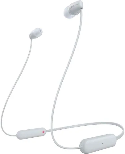 Vista 10 de Sony WI-C100 - Auriculares inalámbricos Bluetooth con micrófono integrado, color negro, (paquete de 2)