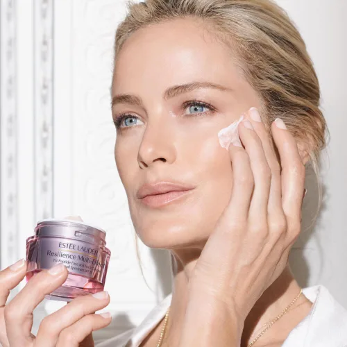Vista 2 de Estée Lauder Resilience Multi-Effect Tri-Peptide Face and Neck Cream Moisturizer SPF 15 Plumping & Anti-Aging