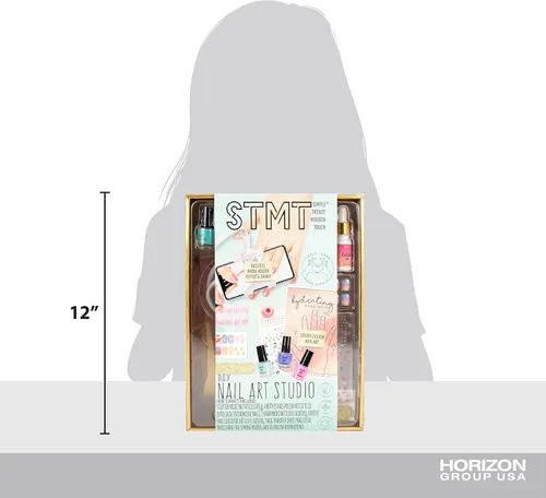 Vista 6 de STMT Self-Love Club D.I.Y. Nail Art Studio por Horizon Group USA, más de 10 elementos esenciales para manicura en casa, incluyendo esmaltes de uñas