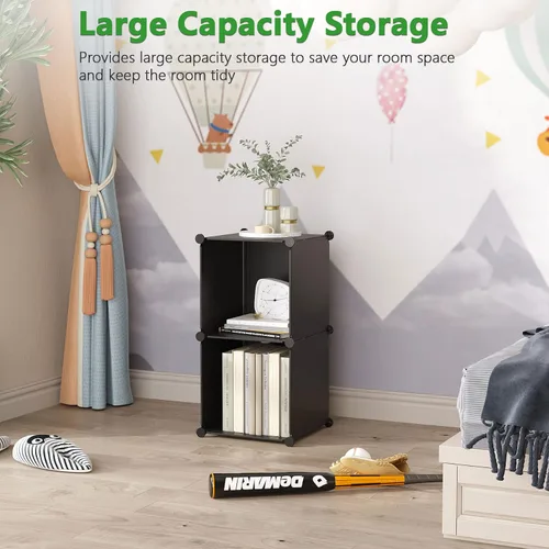 Vista 4 de C&Ahome - Organizador de clóset de almacenamiento para que lo montes tú mismo Portable Closet Organizer, DIY Bookshelf, Storage Cabinet Ideal for