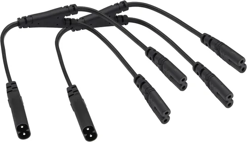 Vista 9 de Paquete de 2 cables de CA C14 a C5, 10A 125V IEC adaptador de corriente macho a hembra de 3 polos, convertidor de CA C5 a C14 para convertidor