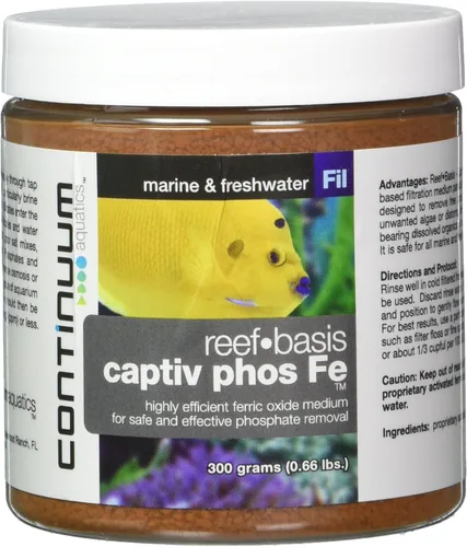 Vista 4 de Continuum Aquatics ACO30666 Suplemento de agua de fosfato de arrecife para acuario, 2.6 libras (QCPFE1200)