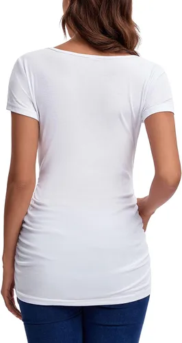 Vista 4 de Liu & Qu, camiseta, tops, ropa de maternidad clásica para mujer