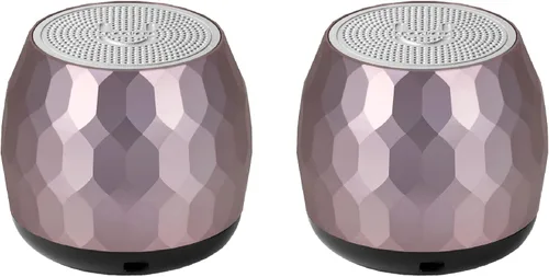 Vista 7 de Fashionit U Speakers - Paquete de 2 altavoces micro Bluetooth para computadora con altavoz a juego, micrófono integrado y control remoto