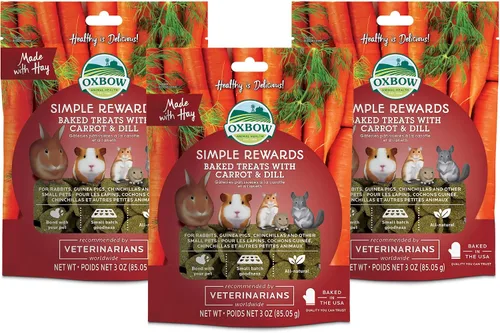 Vista 27 de Oxbow Simple Rewards - Golosinas de conejillo de indias y conejos, plátano