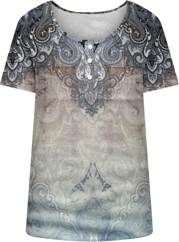 Vista 4 de Womens Shirts Dressy Casual 2023 Tshirts T-Shirts Leisure Tops Teen Girls Flowy Womens Tops Dressy Casual