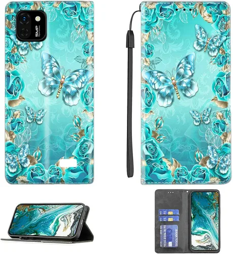 Vista 25 de jioeuinly ATT Motivate 2 - Funda compatible con ATT Motivate 2, funda con soporte abatible y cierre magnético DJS